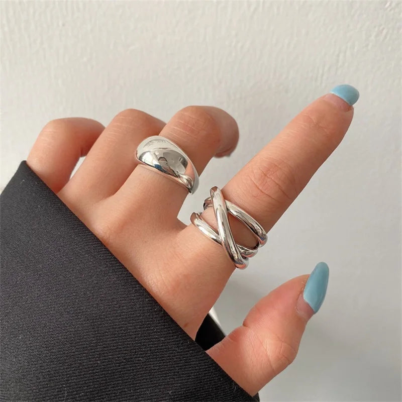 Sterling Silver Cross Ring