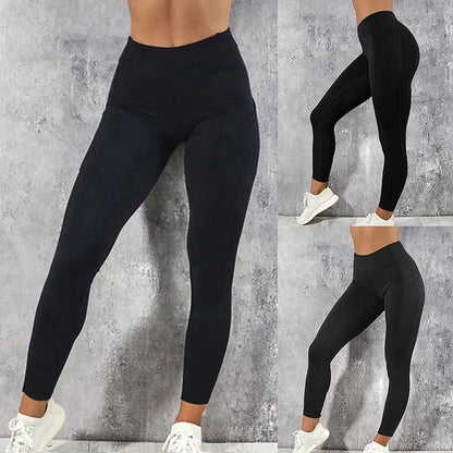 Stretch Gym Leggings with Pockets