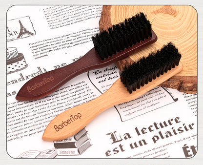 Barbertop Beard Brush with Wooden Handle