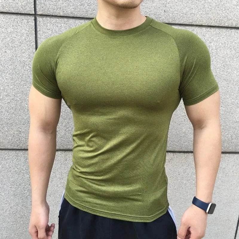 Men's Fitness Short Sleeve Compression T-Shirt