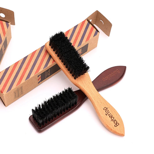 Barbertop Beard Brush with Wooden Handle