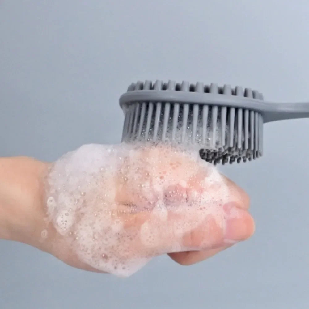 Dual-Sided Silicone Back Scrubber