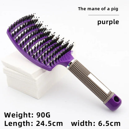 Professional Nylon Bristle Hair Brush