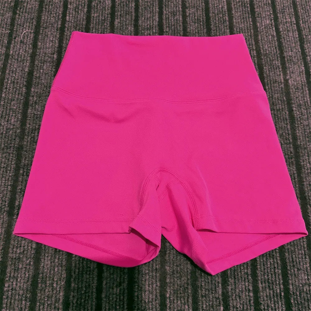 High Waist Compression Yoga Shorts