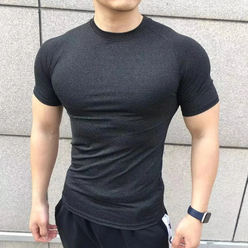 Men's Fitness Short Sleeve Compression T-Shirt