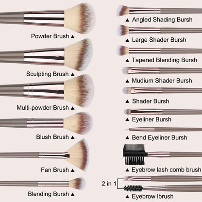 Professional Makeup Brush Set - Multi Pieces