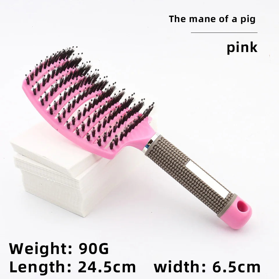 Professional Nylon Bristle Hair Brush