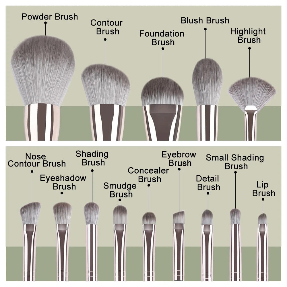 Soft Fluffy Makeup Brush Set