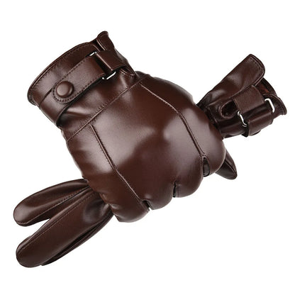 Men's Genuine Leather Winter Gloves