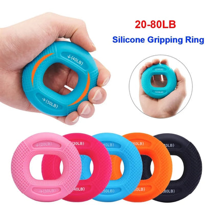 Adjustable Silicone Grip Ring (20-80lb)