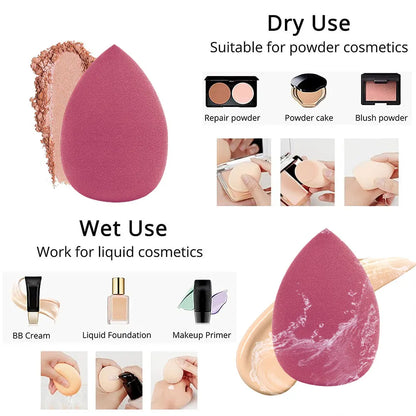 Soft Makeup Sponges - 4/8 Pieces