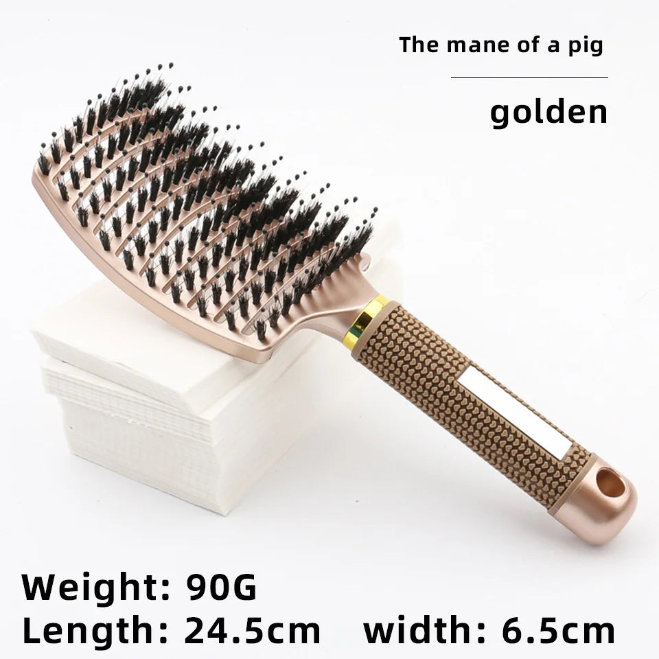 Professional Nylon Bristle Hair Brush