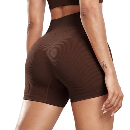 Seamless High Waist Yoga Shorts