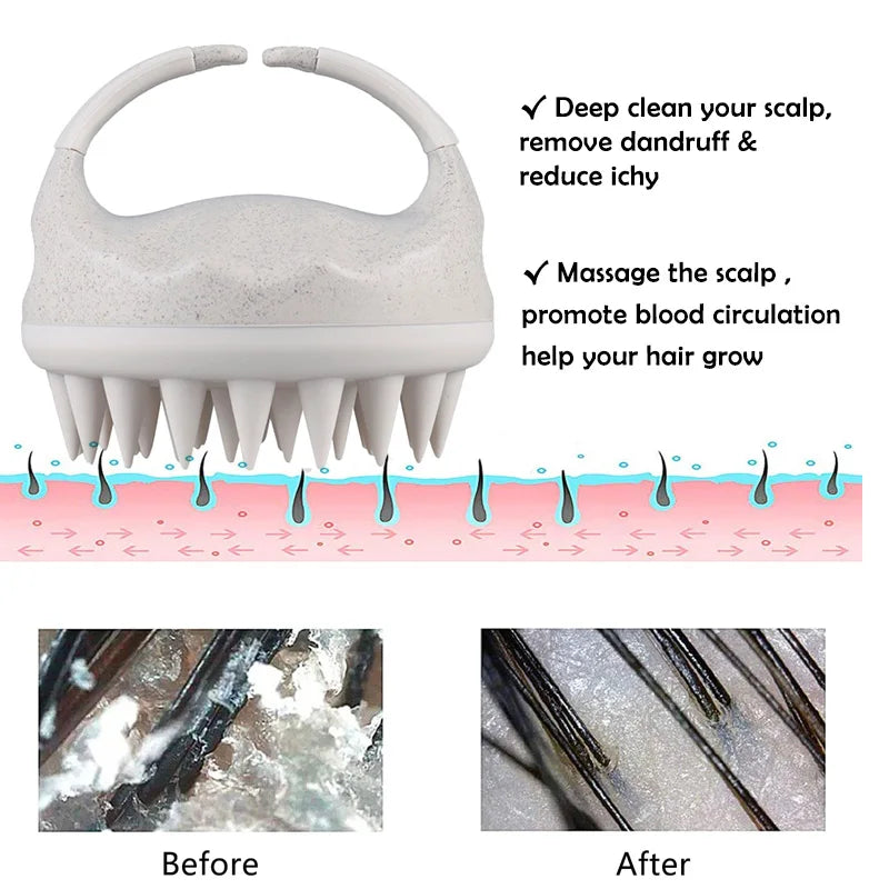 Silicone Scalp Massager Brush