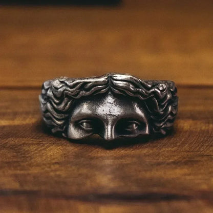 Venus Half-Face Sculpture Ring