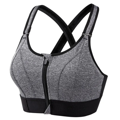 Front Zip Women's Sports Bra