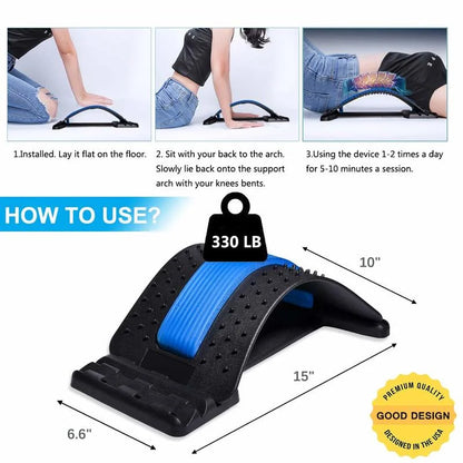 Lumbar Spine Stretcher and Massager