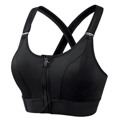 Front Zip Women's Sports Bra