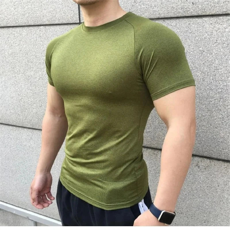 Men's Fitness Short Sleeve Compression T-Shirt