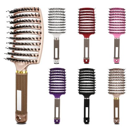 Professional Nylon Bristle Hair Brush