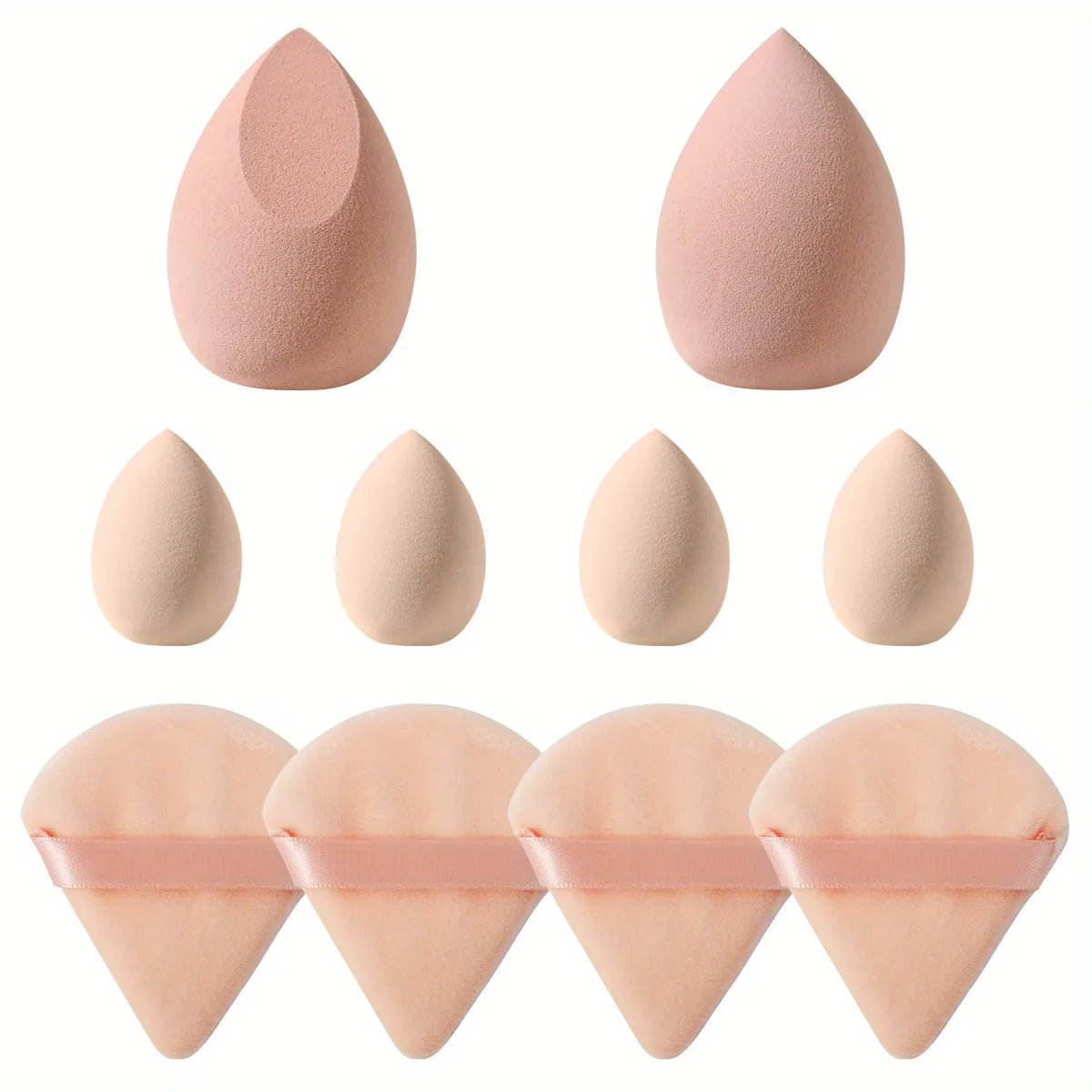 Cosmetic Blending Sponge Set - 10 Pieces