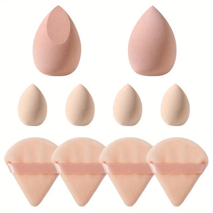 Cosmetic Blending Sponge Set - 10 Pieces