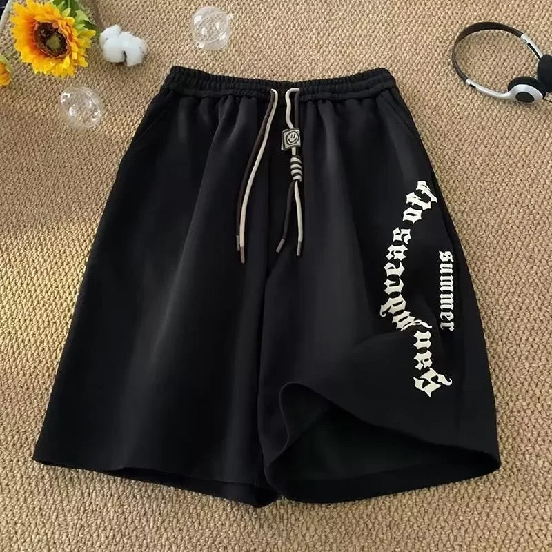 Men's Retro Print Casual Shorts