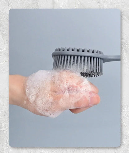 Dual-Sided Silicone Back Scrubber