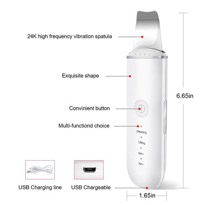 Ultrasonic Vibration Skin Scrubber