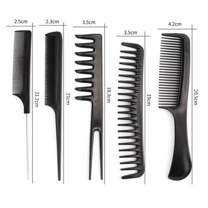 Multi-function detangling comb set