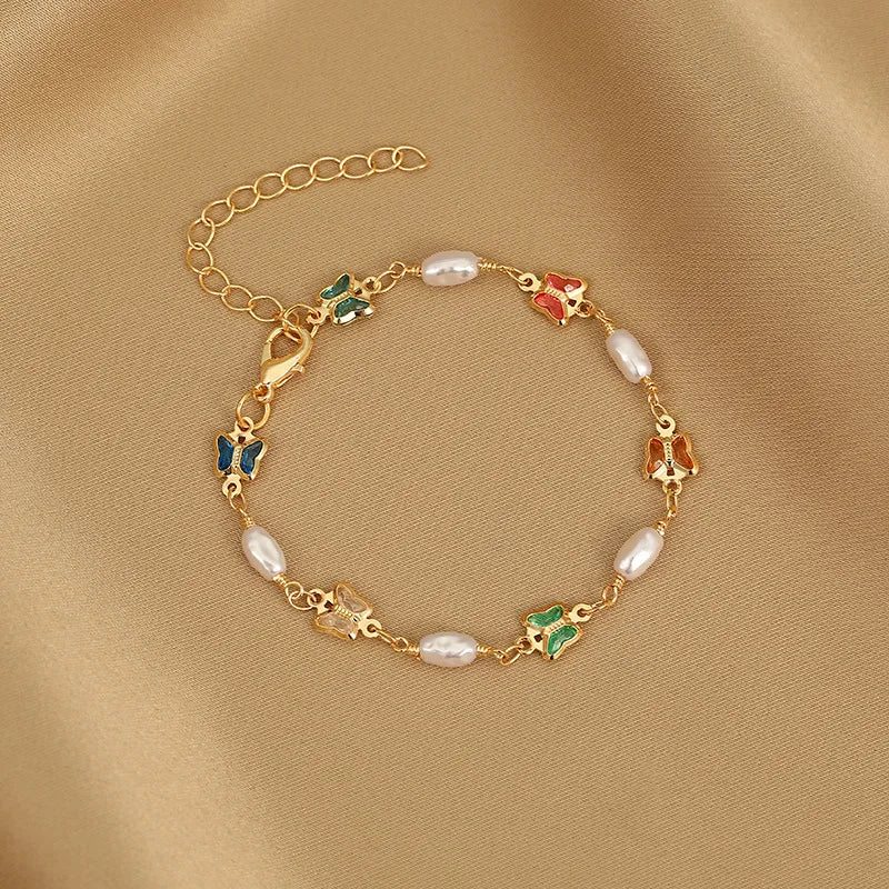 Colorful Heart Clip Bracelet