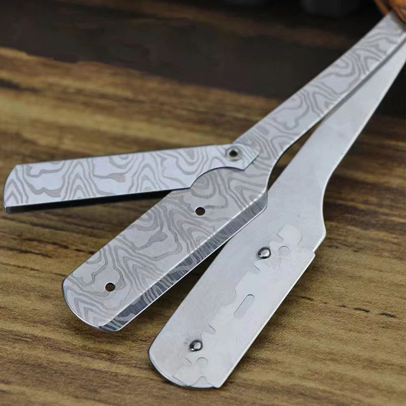 Traditional Wood Handle Straight Razor