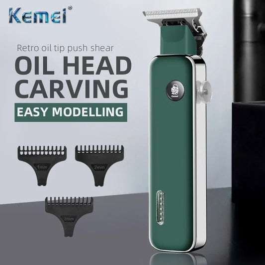 Kemei-5098 USB Rechargeable Hair Trimmer Set